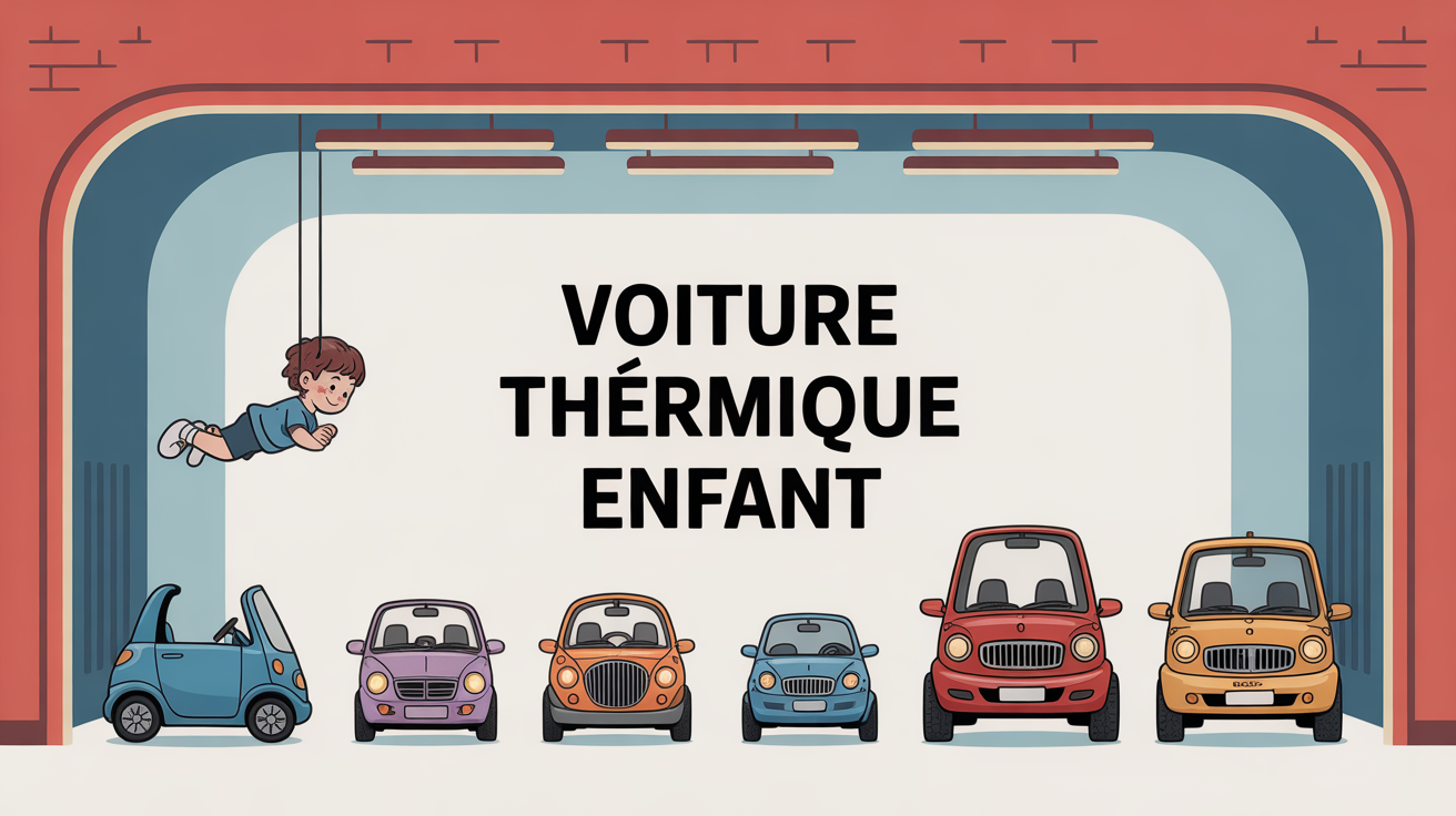 Selection voiture thermique enfant en garage