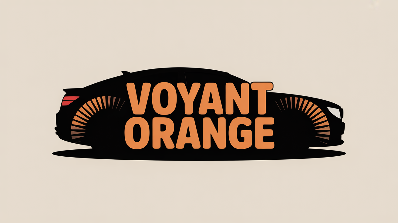 Tableau de bord vue profil voyant orange voiture