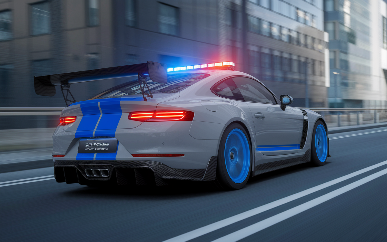 bmw m3 gtr course police pop culture