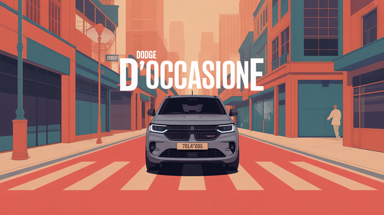 Chrysler Dodge Caliber d'occasion vue avant grise urbaine