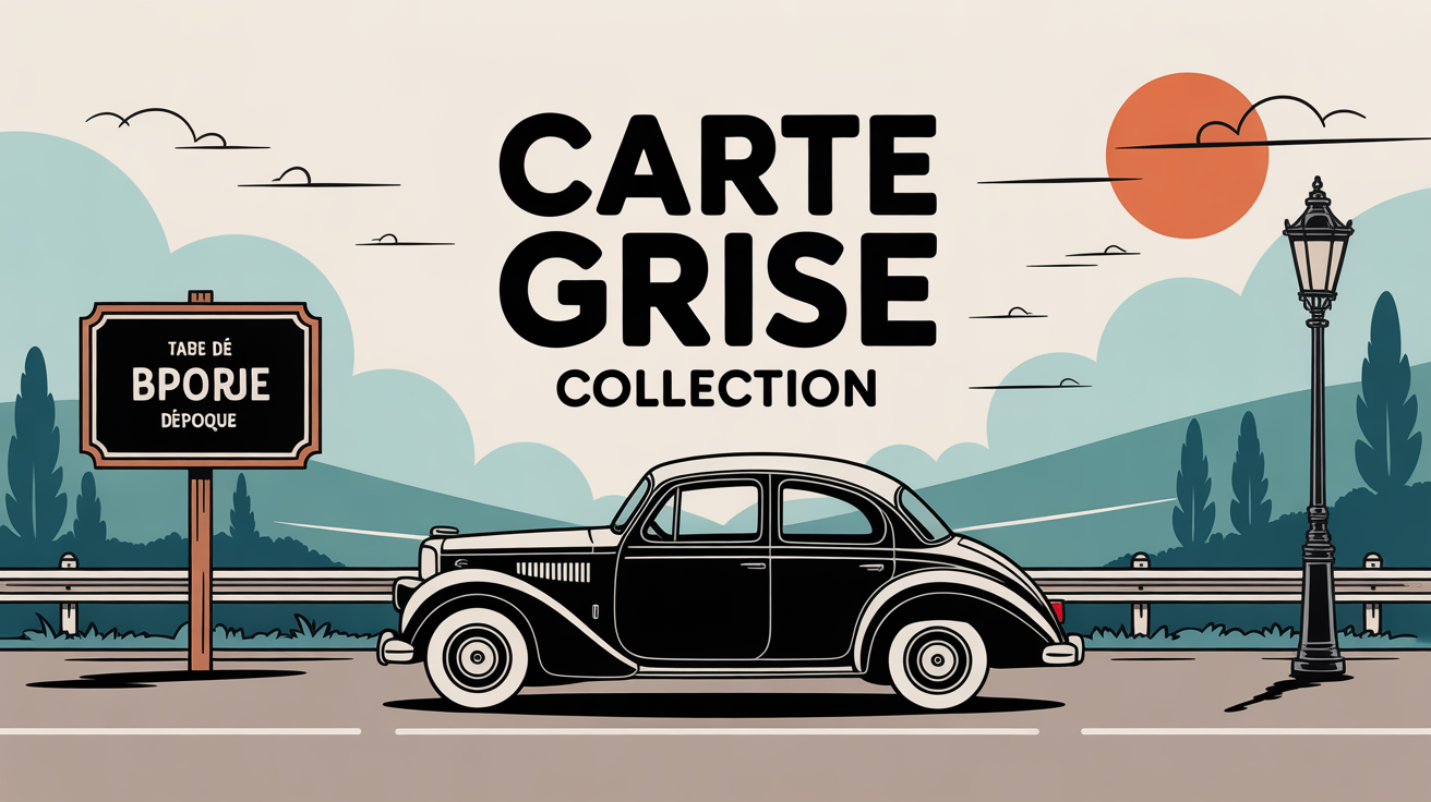 illustration inconvénient carte grise collection