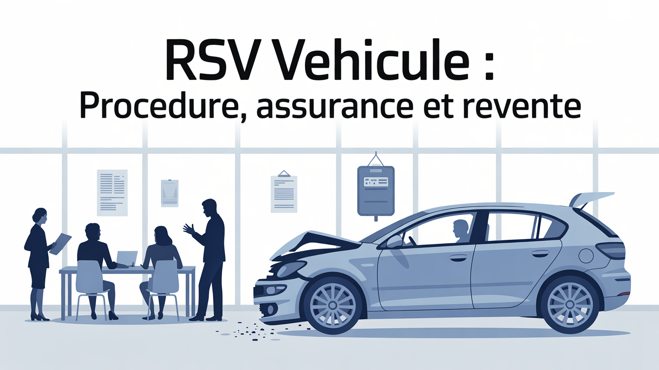rsv voiture illustration procédurale bureau assurance
