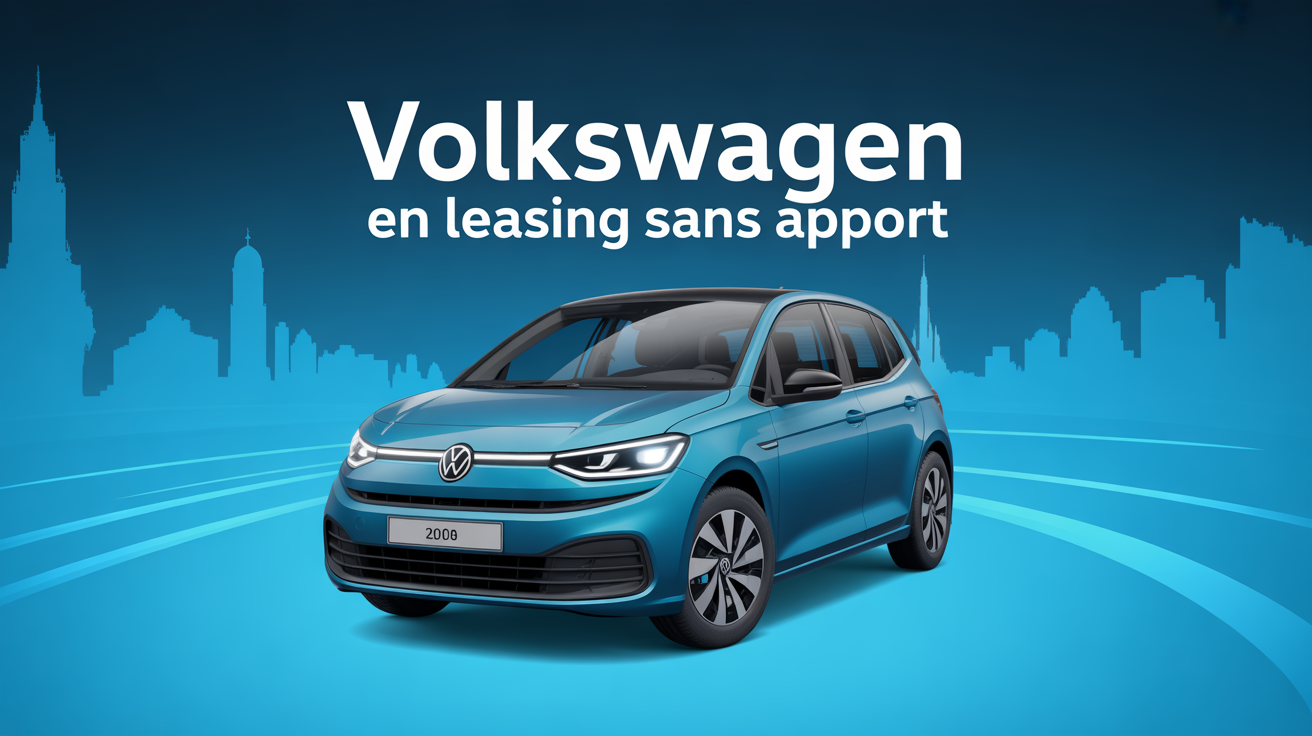 voiture leasing sans apport volkswagen compacte silhouettes citadins