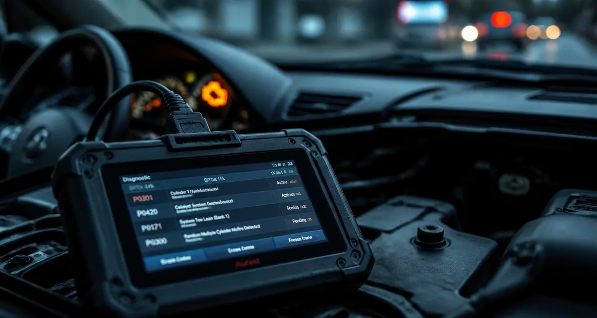 Voyant moteur orange et perte de puissance : diagnostic OBD2