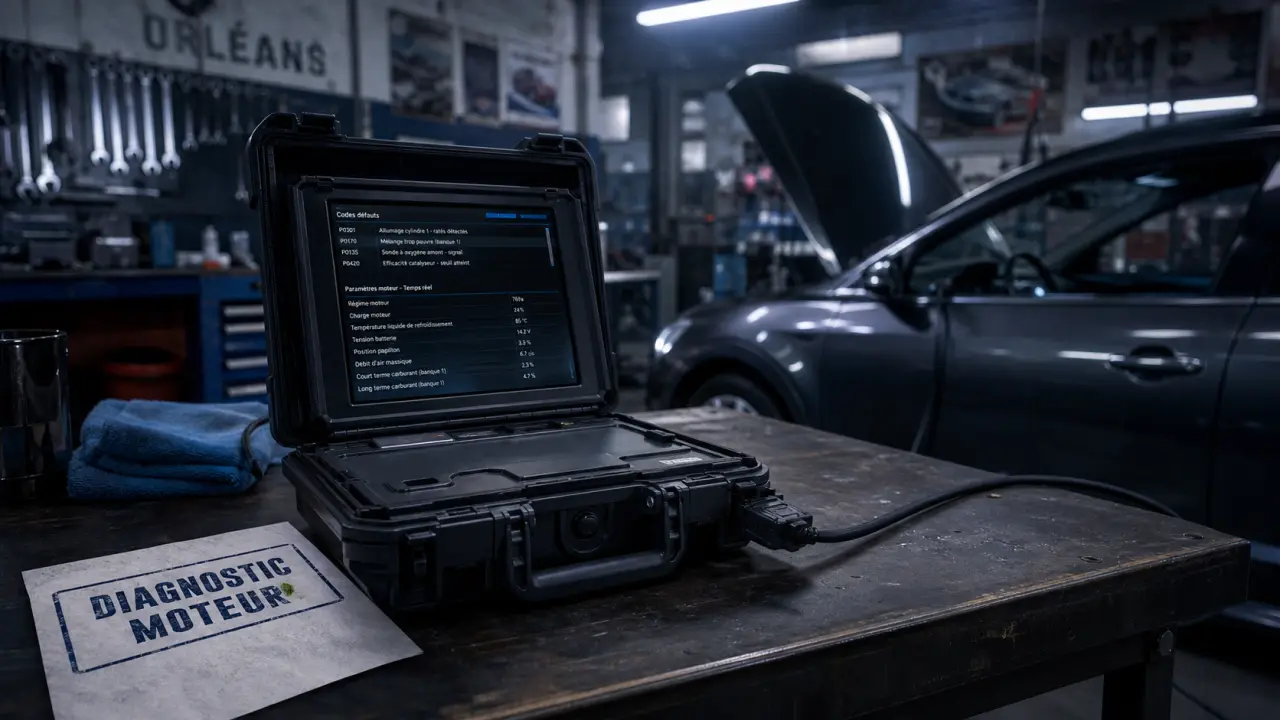 Diagnostic moteur 1.3 tce 140 orleans : lecture codes défaut
