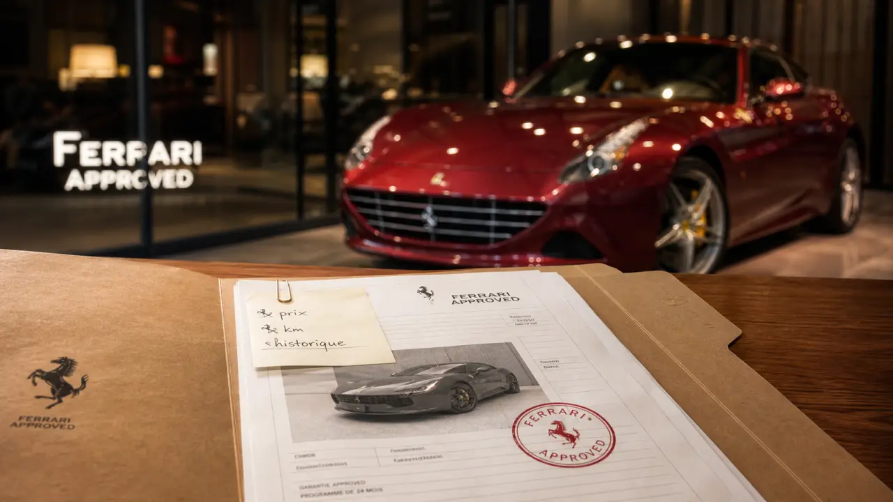 Ferrari occasion : prix, km et label Approved