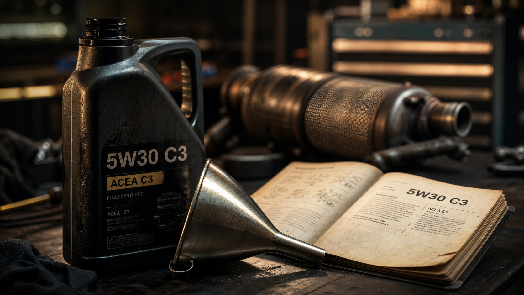 Huile 5W30 C3 pour quel moteur, bidon atelier et FAP