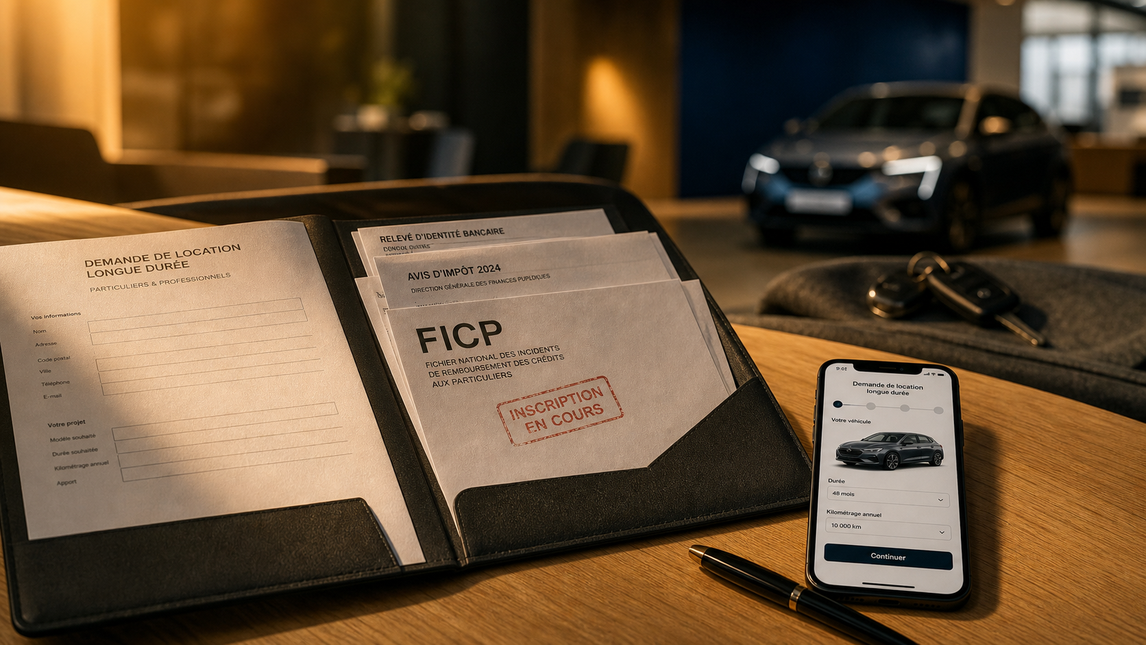 LLD Renault FICP en concession, dossier et formulaire de location