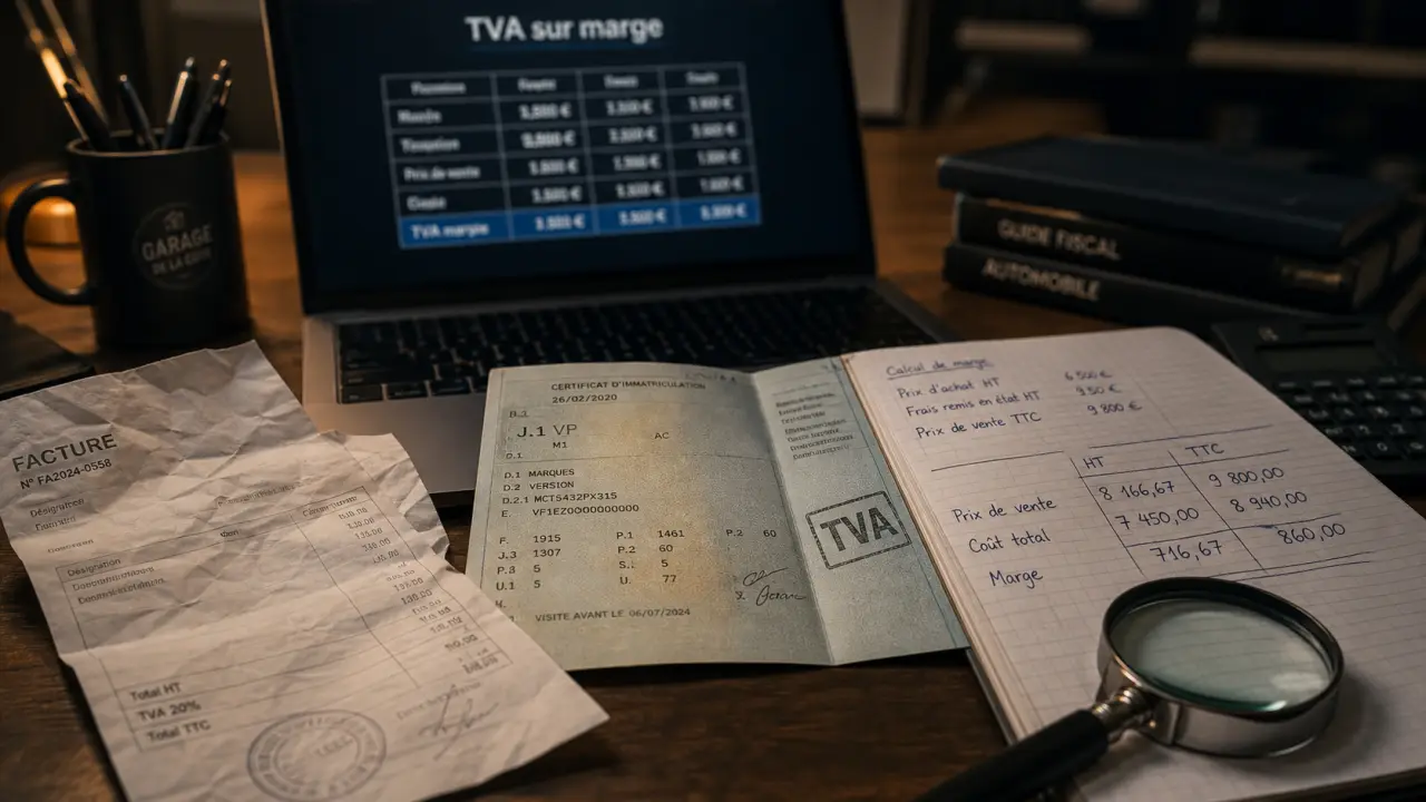 TVA d une voiture : calcul sur marge et récupération