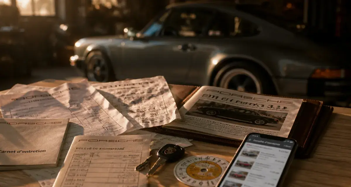 Voiture porsche occasion : documents d’achat et contrôle avant achat