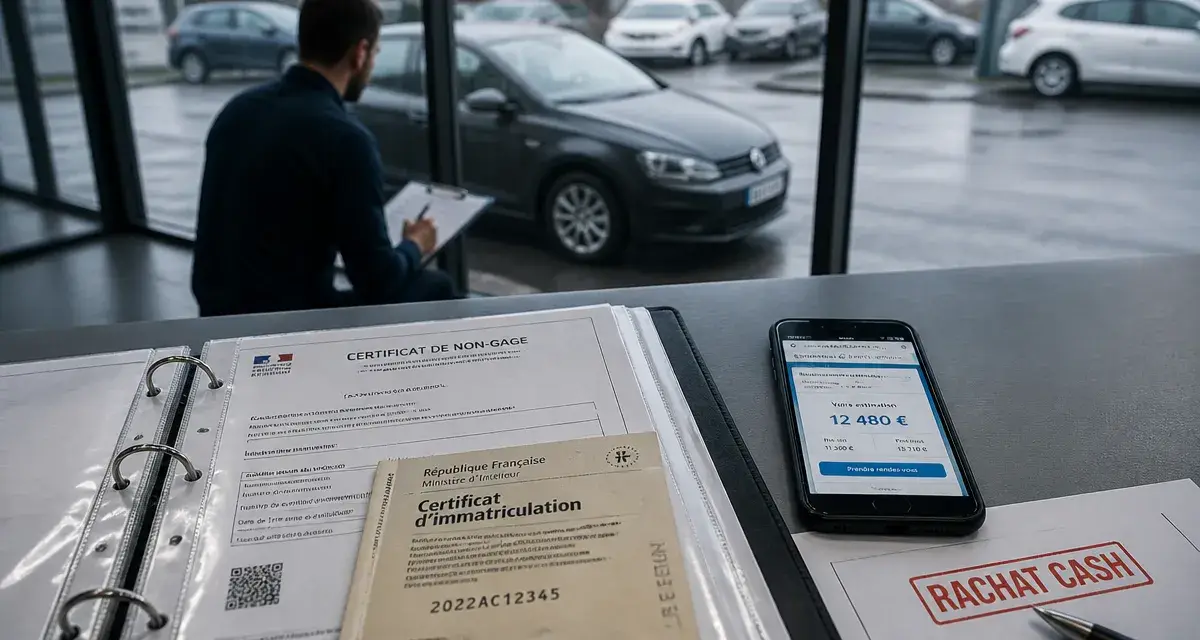 Achat voiture cash : rachat sécurisé en agence