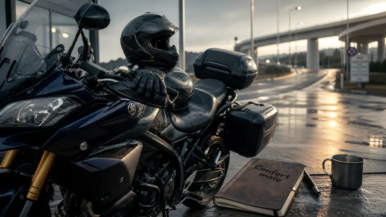 Moto confort : selle, bulle et poids