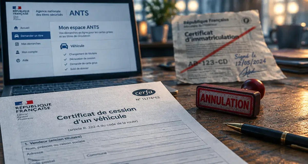Annuler vente voiture ants : délai 30 jours