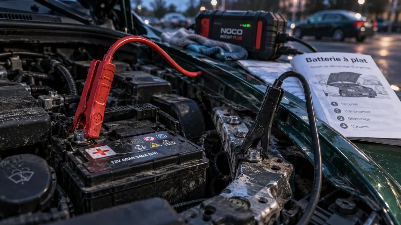 Batterie voiture a plat : pinces et booster pour démarrer