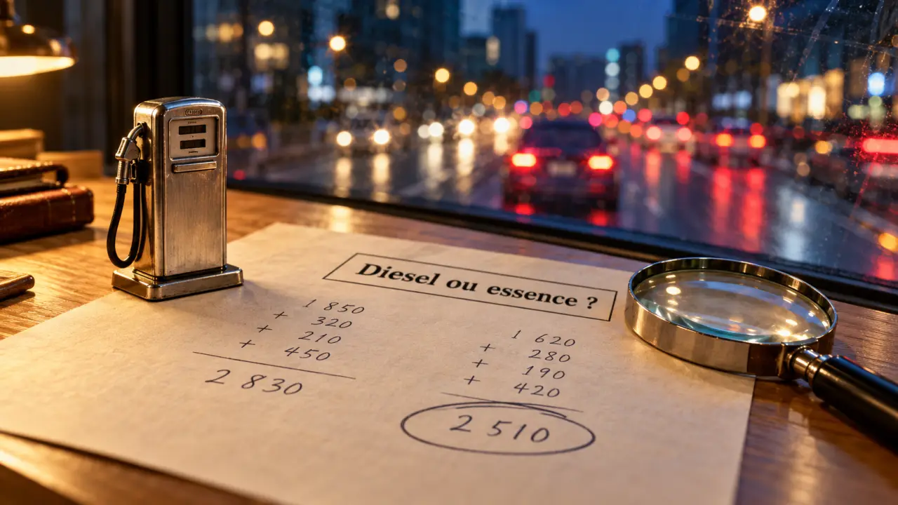 Diesel ou essence en 2025 : longs trajets, devis carburant