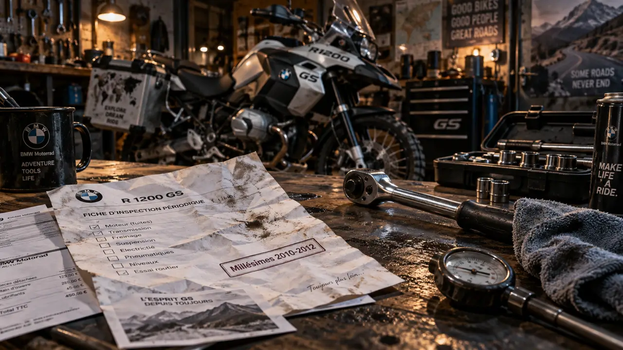 Meilleur millésime BMW 1200 GS : inspection 2010-2012 ou 2016-2018 en garage